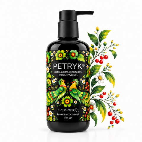 Крем-флюїд для тіла з пробіотиками Petryk&reg; &laquo;Ранкова Косовиця&raquo;, 200 мл 000250 фото 1