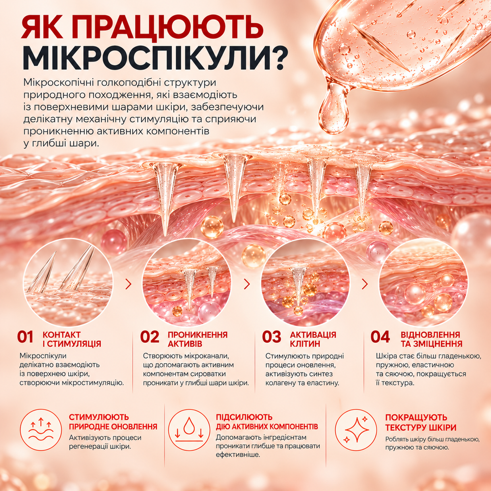 Антивікова сироватка для обличчя зі спікулами, PDRN, пробіотиками AREDERMA, 50 мл 000253 фото 4