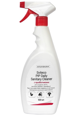 Дезінфікуючий засіб Sviteco PIP SANITARY CLEANER для сан. вузлів 000051 фото 1