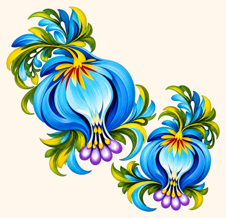 Цибулька - петриківський розпис